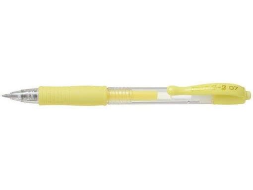 Pilot G-2 Pastel, Gult, Gult, 0,7 mm, 0,32 mm