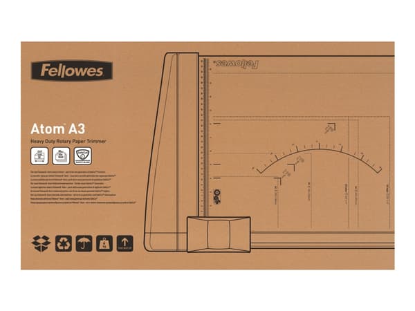 Fellowes Atom A3 - Trimmer - 460 mm - papir