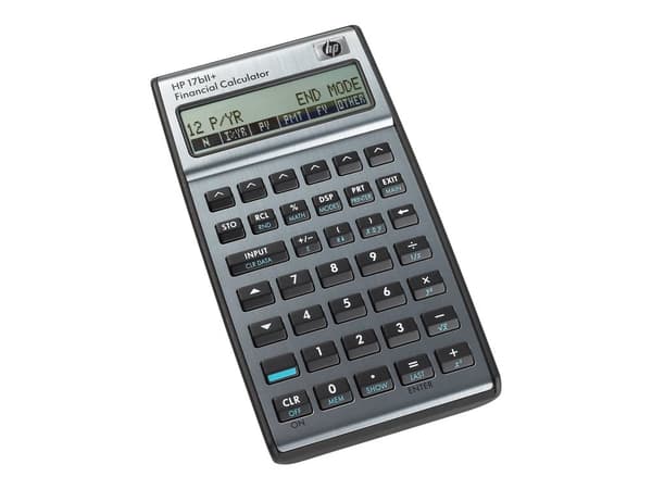 HP 17bII+ - Finansiell kalkulator - batteri