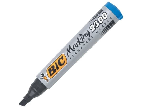 BIC Marking 2300 - Markør - permanent - blå - alkoholbasert blekk - 3.7-5.5 mm