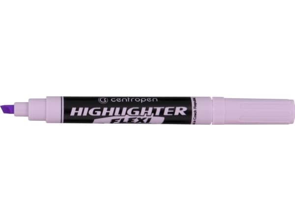 Centropen Centropen, highlighter 8542, lilla, 10 stk, 1-5 mm, med super fleksibel spiss, pris for 1 stk.