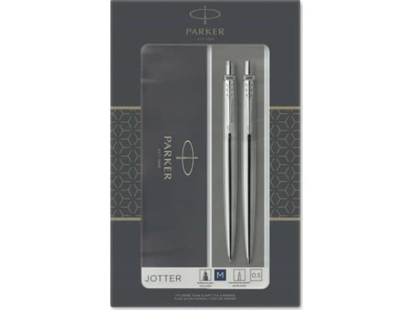 Parker Duo Set Jotter CT Pen &amp; Pencil Silver