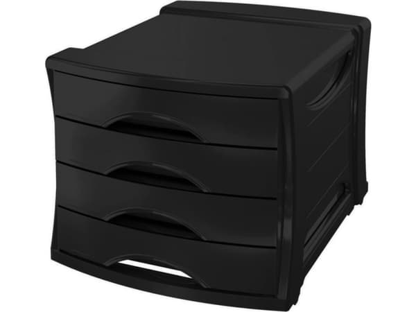 Esselte Vivida, Polystyreeni, Punainen, A4, 4 laatikko(a), 210 g, 254 x 350 x 61 mm