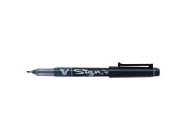 Fiberpen Pilot V-Sign, 0,6 mm, sort
