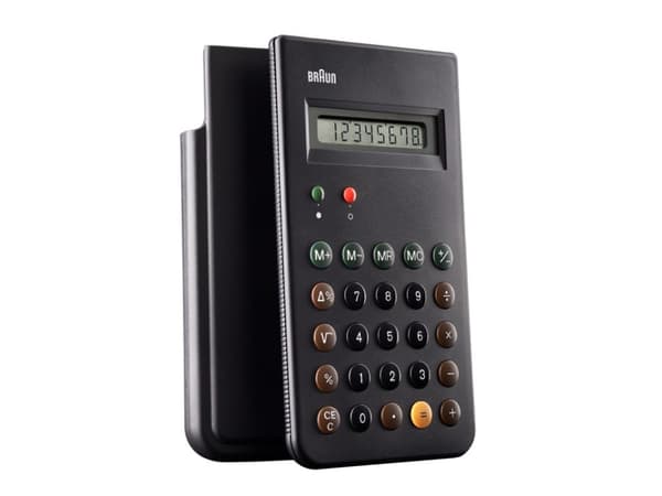 Braun BNE001BK, Tasku, Perus, 8 lukua, 1 linjat, Akku, Musta