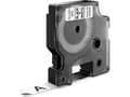 Miniatyrbild 5 av 5: Labeltape DYMO® D1 sort på hvid 12mm x 7m
