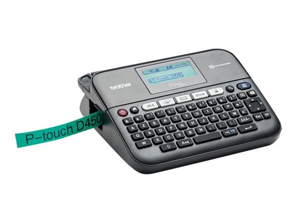 Brother P-Touch PT-D450VP - Etikettmaker - S/H - termotransfer - Rull (1,8 cm) - inntil 20 mm/sek - USB - svart