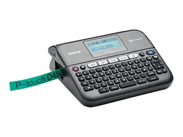 Brother P-Touch PT-D450VP - Etikettmaker - S/H - termotransfer - Rull (1,8 cm) - inntil 20 mm/sek - USB - svart