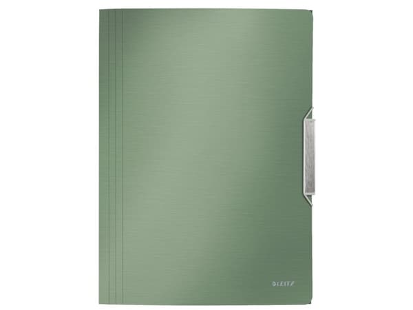 Leitz Style 3-Flap, A4, Polypropeeni (PP), Vihreä, 150 arkkia, 80 g/m², Kuminauha