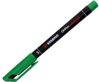 STABILO OHPen, Grön, Svart, Grön, Plast, Superfin, 0,4 mm, Tyskland