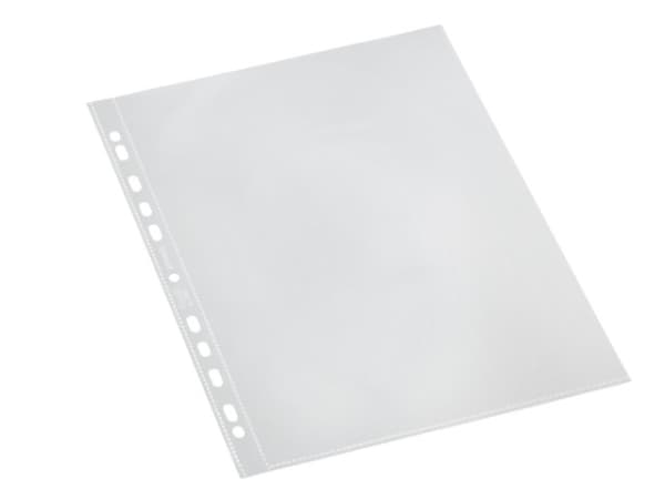Plastlommer Bantex A4 glasklar 0,06 mm åben top - (100 stk.)
