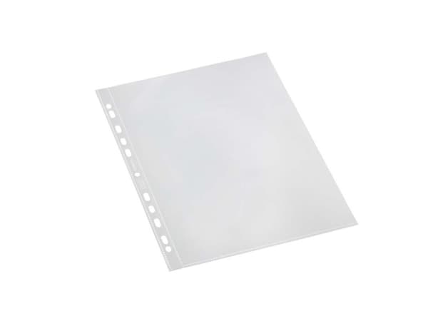 Plastlommer Bantex A4 glasklar 0,06 mm åben top - (100 stk.)