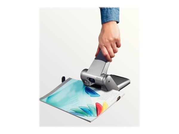 Leitz - Hullstanser - robust - 65 ark / 6.5 mm - presset aluminium - svart