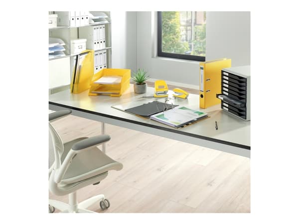 Leitz 180° - Spakbågesfil - ryggbredd: 50 mm - för A4 (210 x 297 mm) - kapacitet: 350 ark - gul