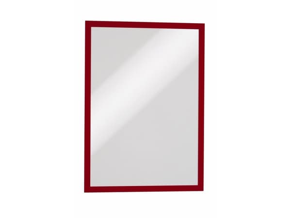 Durable Duraframe Magnetic A3, A3, Röd, Stående / Liggande, 5 styck