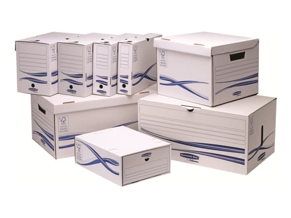 Bankers Box BASIC A4+ - Boksfil - bokryggbredde: 80 mm - for 250 x 330 mm (en pakke 25)