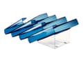 Miniatyrbilde 3 av 5: LEITZ - Veggmonteringssett - gjennomsiktig - for P/N: 54010002, 54010034