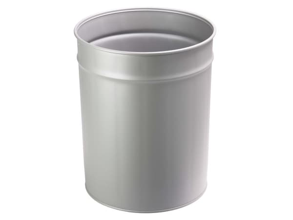 Papirkurv Twinco metal 20 liter aluminium