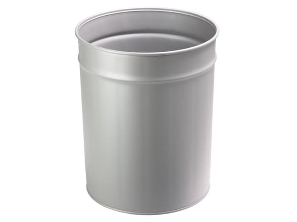 Papirkurv Twinco metal 20 liter aluminium