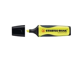 STABILO Boss Executive, 1 stykker, Gult, Pensel / fin tupp, Gult, 2 mm, 5 mm