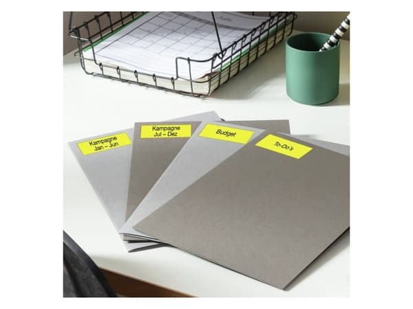 Avery White Mini Label - Laser - L7651, Keltainen, A4, Paperi, Laser, Suorakulmio, 3,81 cm