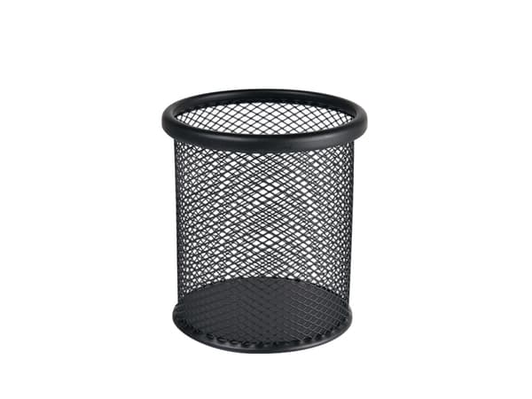 Penneholder tråd metal sort Ø90 mm H:100 mm