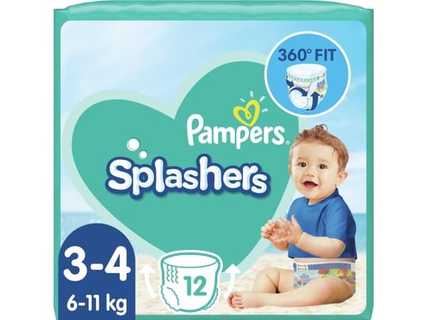 PAMPERS Pants Splasher Carry Pack Size 3, 12 pcs, 81754601