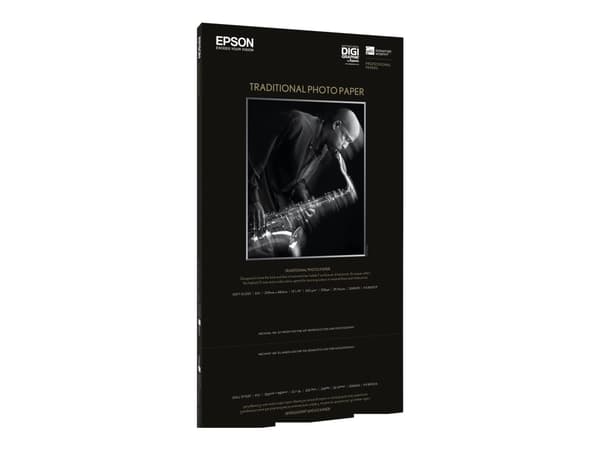 Epson Traditional Photo Paper - A2 (420 x 594 mm) - 330 g/m² - 25 ark fotopapir - for SureColor P5000, P800, SC-P10000, P20000, P5000, P7500, P900, P