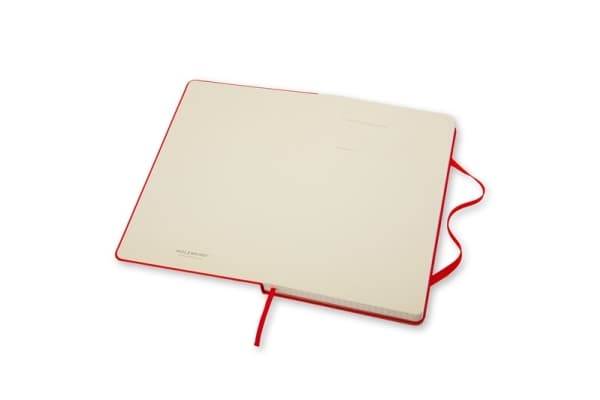 Moleskine Classic, Monokromatisk, Rød, 240 ark, 70 g/m², Rute papir, Innbundet (hardcover)