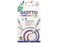 Miniatyrbild 1 av 2: Giotto Glimmer Tusser (Turbo Glitter) med 8 st. Pastellfärger - vattenbaserat bläck