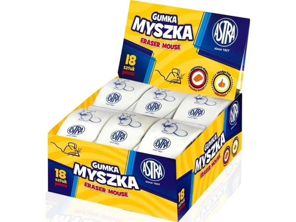 Astra Mus viskelær (18 stk) ASTRA
