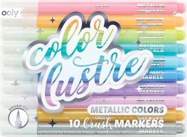 Kolorowe Baloniki Colorful marker balloons Metallic Color Luster 10 pcs