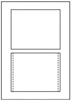 Avery Zweckform - Hvit - 118 x 151 mm 25 ark (25 ark x 1) innlegg for CD-cover