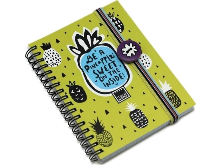 Make Notes Sweet pineapple Notebook A6/100K smooth notebook