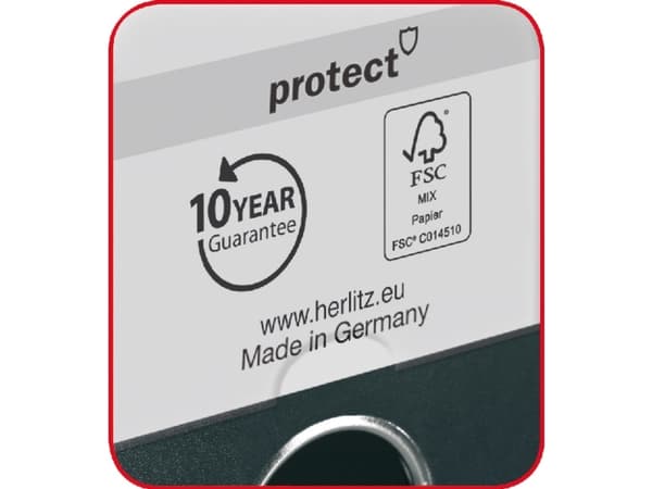Herlitz maX.file, A4, D-ring, Förvaring, Polypropylen (PP), Rosa