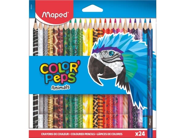 Maped Colour''Peps, Blandade färger, 24 styck