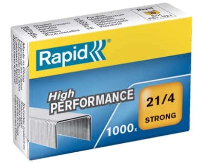 Häftklamrar galvaniserade 21/4 Rapid Strong - (1000 st.)