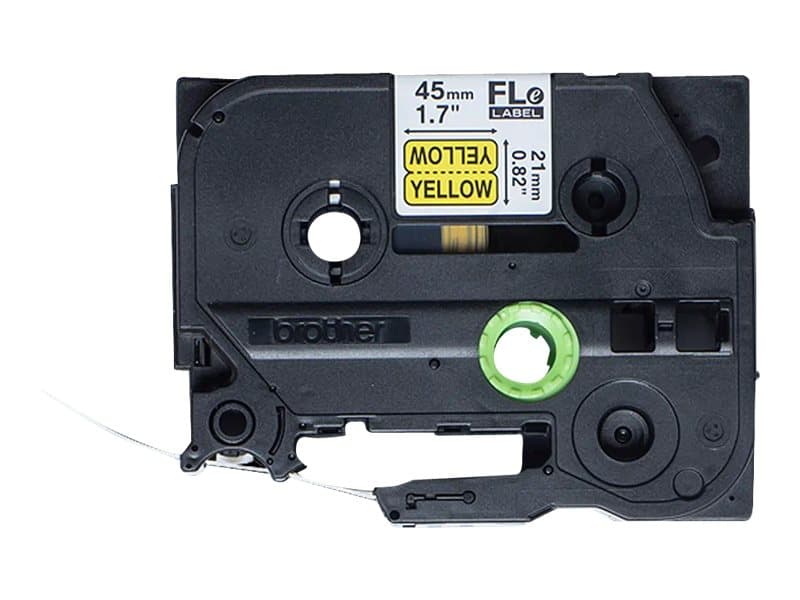 Brother FLE6511 etikett-tejp Svart på gul