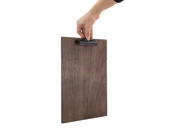 Clipboard Securit® valnød m/clip til menukort