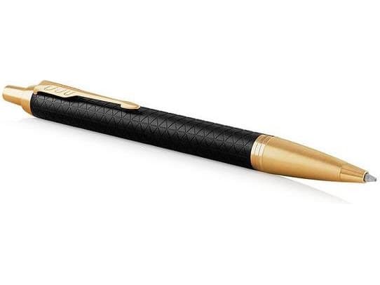 Parker IM, Blå, Svart, Guld, Clip-on retractable ballpoint pen, Medium, Ambidextrous, 1 styck