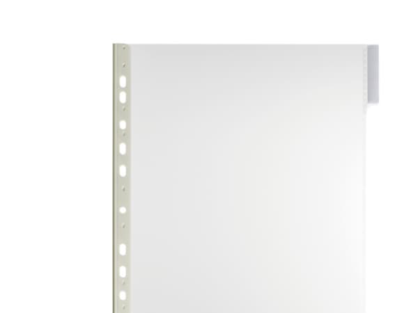 Durable 5607-19, Näyttöpaneeli, Läpinäkyvä, PVC-muovi, 210 x 297 mm (A4), Valkoinen, 6 cm