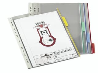 Durable 5607-19, Visningspanel, Gjennomsiktig, PVC, 210 x 297 mm (A4), Hvit, 6 cm