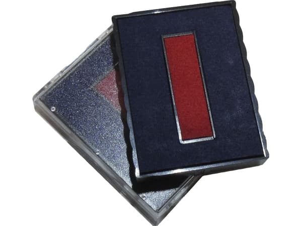 Trodat SWOP-Pad 6/4750/2 - Blekkpatron - 2-farget (blå, rød) (en pakke 2) - for Trodat EcoPrinty 4750/L1; Trodat Printy 4750, 4941