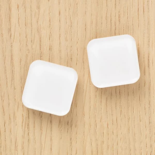 Magnet Naga Squircle 2,5x2,5cm vit Super Strong 2st/pack