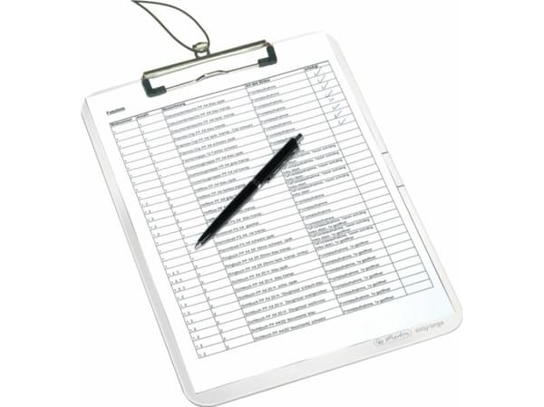 Herlitz 11205697, Gjennomsiktig, 80 ark, A4, Metall, Plast, Isopor, 1 stykker