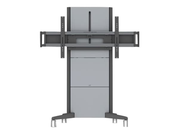 SMS Presence Mobile Motorized XL - Vogn - motorisert - for berøringsskjerm - låsbar - aluminium, antrasittgrå - skjermstørrelse: from 80" Aluminium, Antrasitt