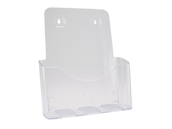 Broschyrhållare BNT A4 klar 1 fack för bord/vägg 297x210mm