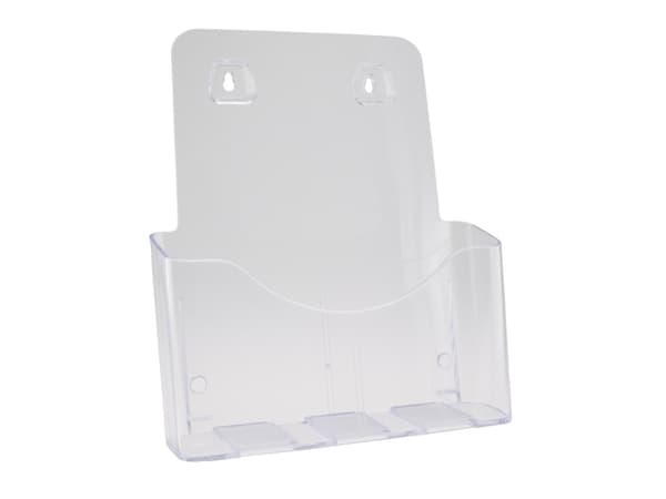 Brochureholder bnt klar A4 1 rum bord/væg 297x210mm