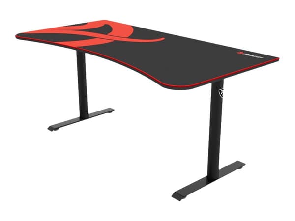 Arozzi Arena Gaming Desk - Bord - gaming - kurvet Gamerbord med sort stel Svart