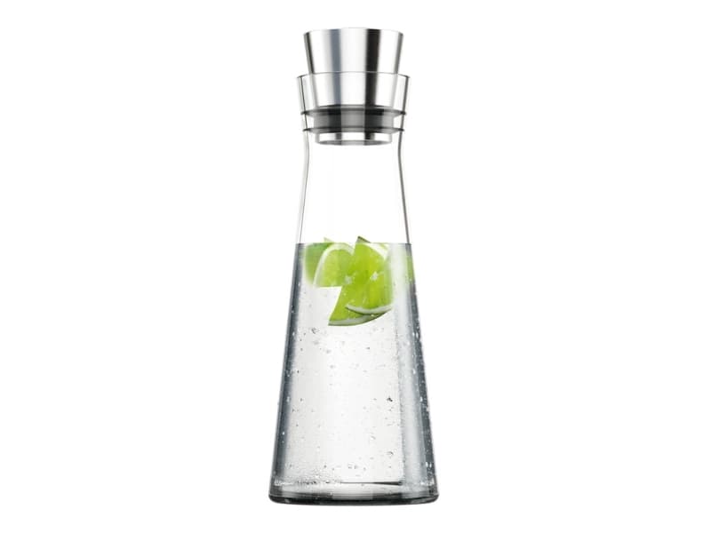 EMSA Flow Slim Karaff 1 l Rostfritt stål, Transparent